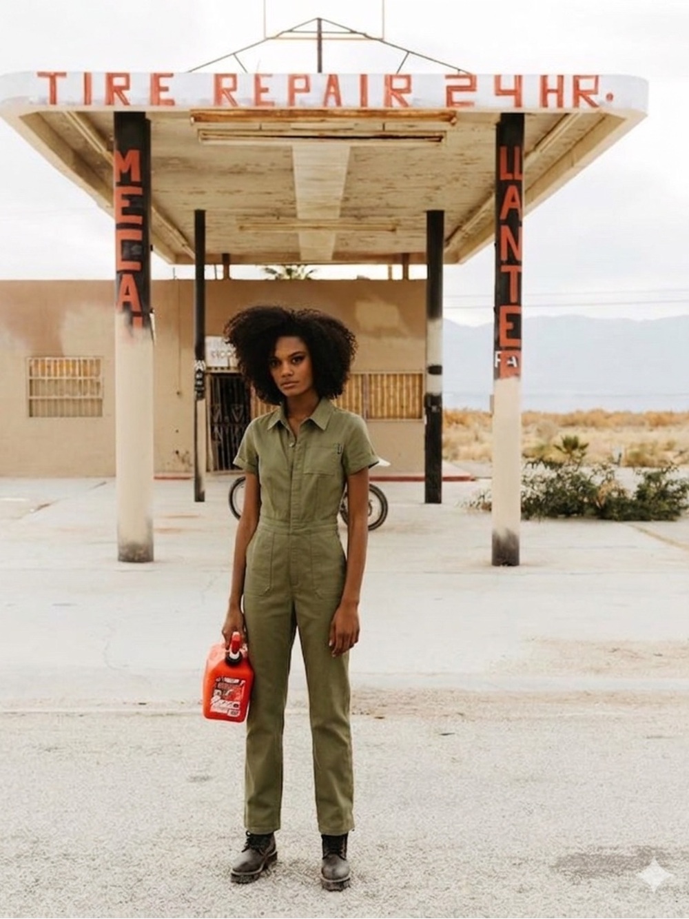 ATWYLD Pit Crew Jumpsuit in Olive Green Coverall Size S